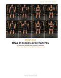 Pack Bras et biceps avec haltères – 20 exercices illustrés | Coach Zag