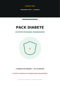 Pack Diabète Coach Zag — Programme adapté 12 semaines