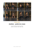Pack Jambes – Poids du corps – 20 exercices illustrés | Coach Zag