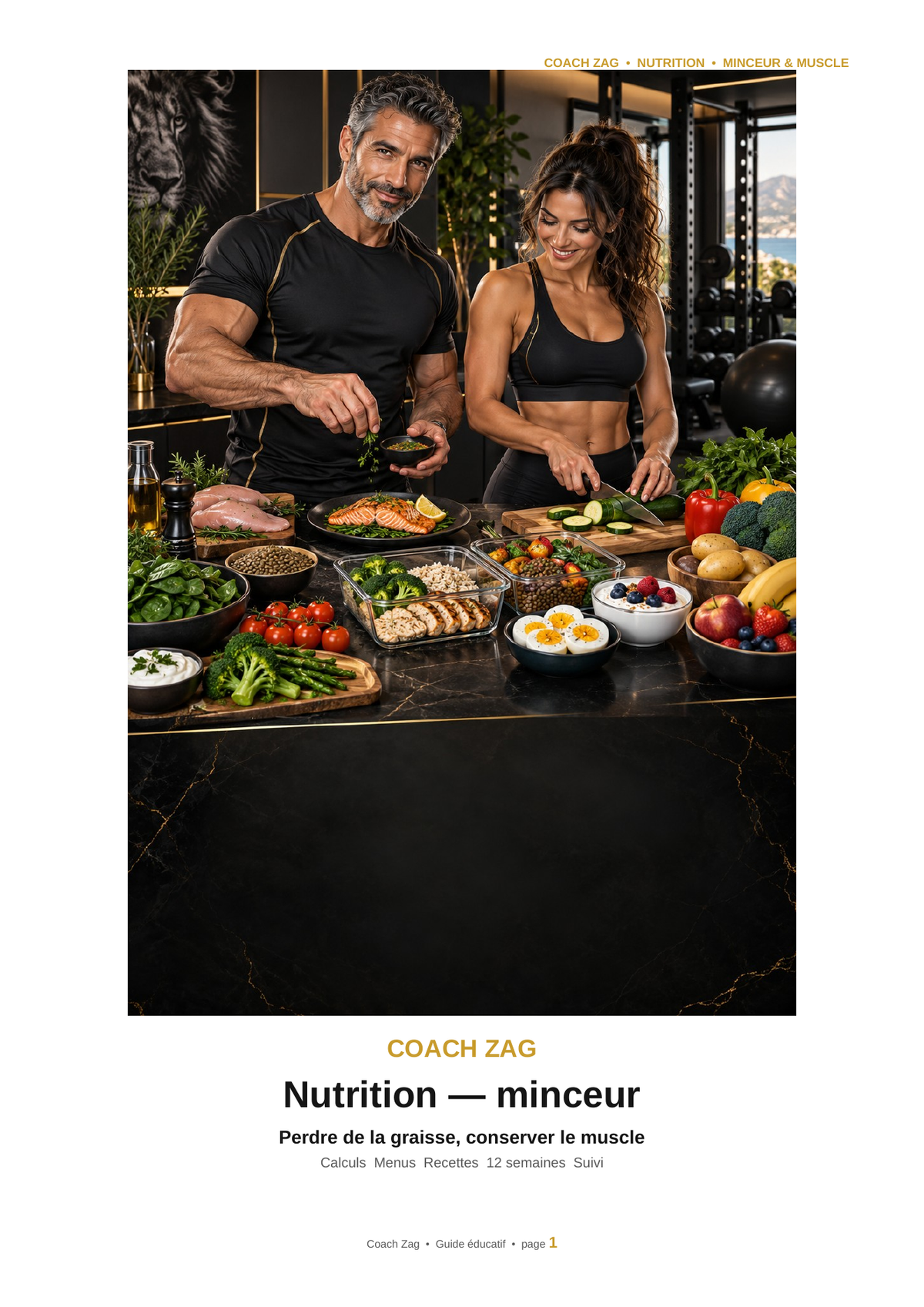 Pack Nutrition – Minceur et conservation du muscle | Coach Zag