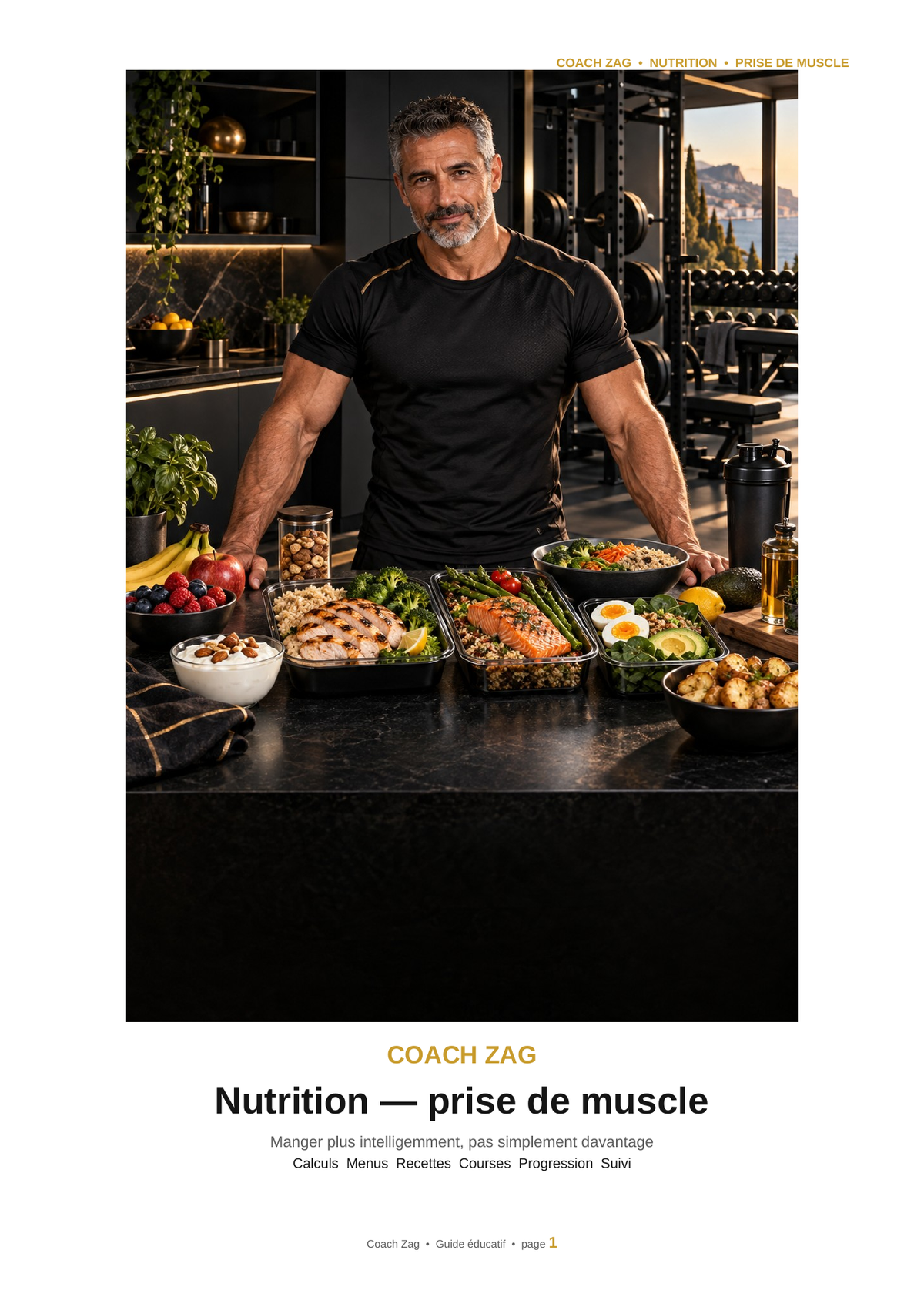 Pack Nutrition – Prise de muscle | Coach Zag