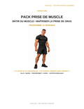 Pack Prise de masse Coach Zag — Programme complet 12 semaines